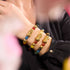 Pixiu Feng Shui Bracelet | FIVE Elements | Chakra Agate x 18k Gold